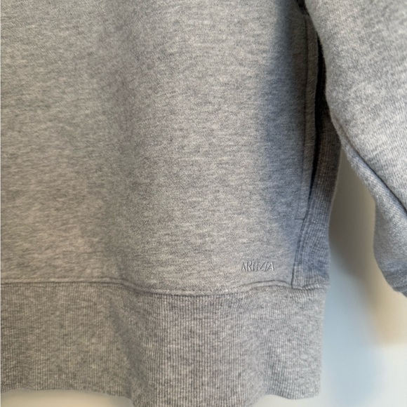 Aritzia Light Gray Quarter- zip Sweatshirt - Picture 3 of 5